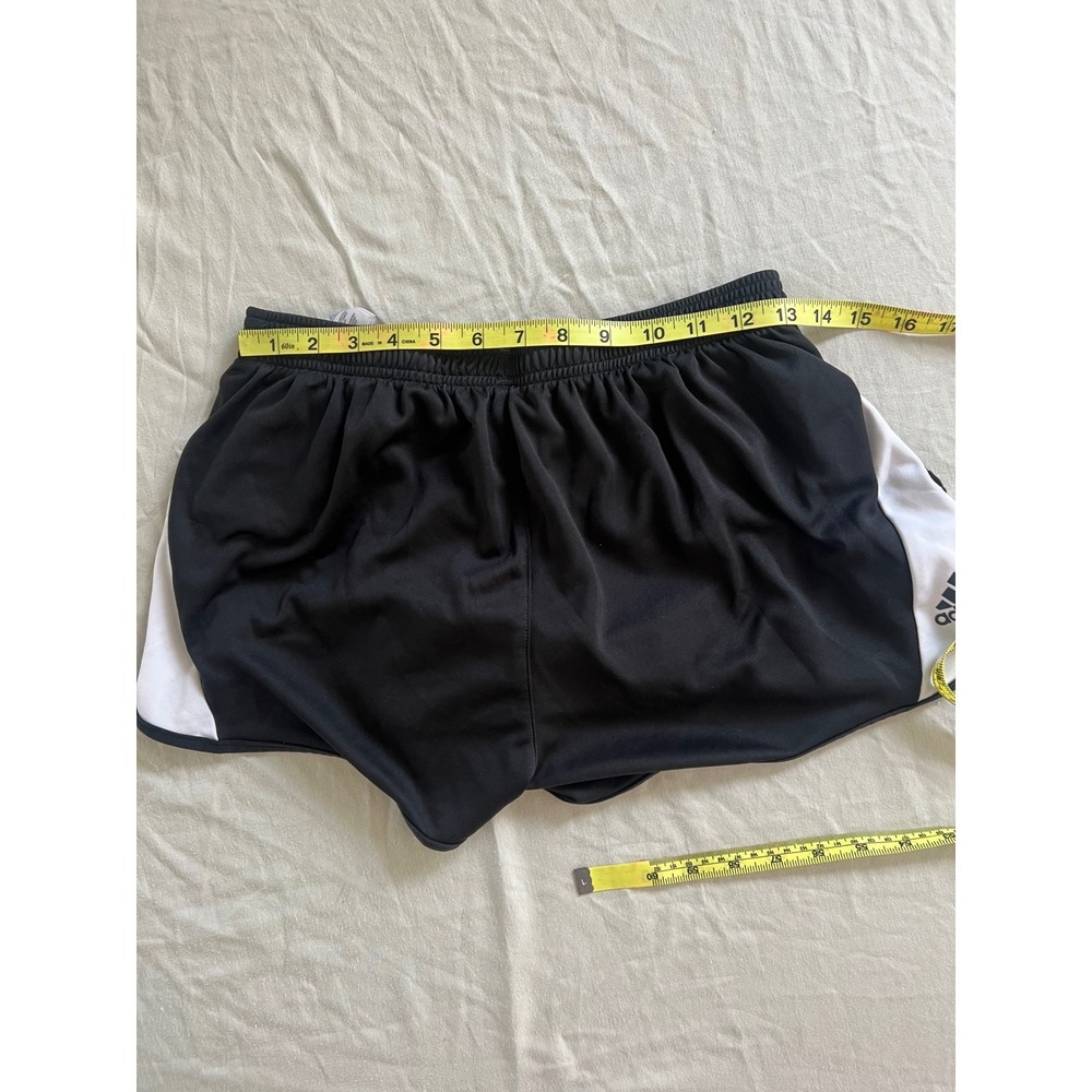 Adidas Climalite Running Shorts Black White Athletic Lined Women's M - Picture 3 of 7